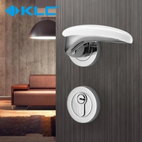 KLC门锁室内卧室美式静音实木门锁撞色房间门把手家用通用型锁具