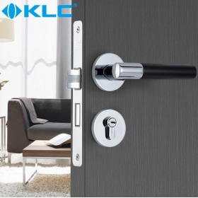 KLC门锁撞色PDV金色简约卫生间拼色把手锁具静音室内卧室房门锁
