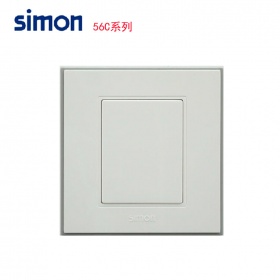 西蒙Simon开关面板 56C雅白系列 空白面板
