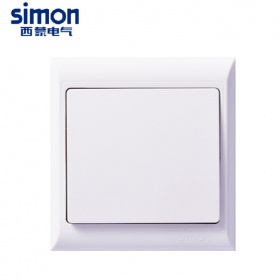 西蒙Simon开关面板 61雅白系列 一开单控开关面板