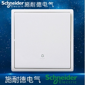施耐德Schneider开关插座 丰尚Pieno雅白 门铃开关面板