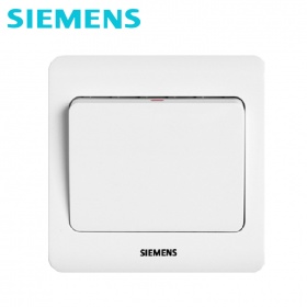 西门子SIEMENS开关插座 远景Vista雅白系列  一开单控开关面板