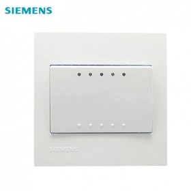 西门子SIEMENS开关插座 灵致Aizo雅白系列  一开单控开关面板