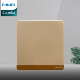 飞利浦PHILIPS开关插座 飞逸香槟金系列 空白面板