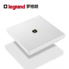 TCL罗格朗开关插座面板K8逸景玉兰白系列工程家用电视TV插座面板