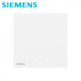 西门子SIEMENS开关插座面板睿致炫白系列开关单联单控带LED灯面板