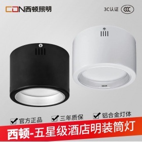 西顿照明led明装式筒灯家用客厅吊顶过道明装简灯天花灯CEAM3135