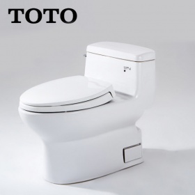 TOTO卫浴家用连体座便器智洁节水防堵防臭静音马桶CW886B