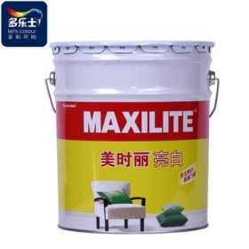 多乐士 美时丽亮白内墙漆 环保净味 墙面漆工程用正品保证 18L