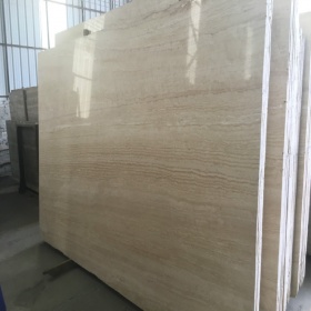 米黄罗马洞石超白洞天然大理石荒料定制加工内外墙