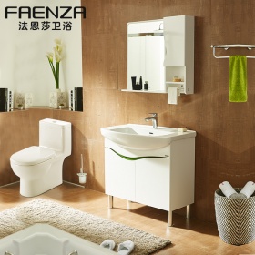 法恩莎FAENZA卫浴户型浴室组合柜落地柜时尚现代卫生间洗脸盆FPG3666G-A宽900mm