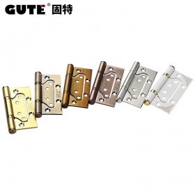 固特GUTE 4寸消声不锈钢润滑轴承子母合页 一付的价格 拉丝色