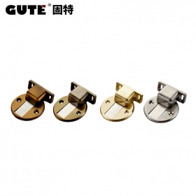 固特GUTE 免打孔/可打孔双用地吸门碰室内门卫生间门吸门顶隐藏式地吸 220 拉丝色