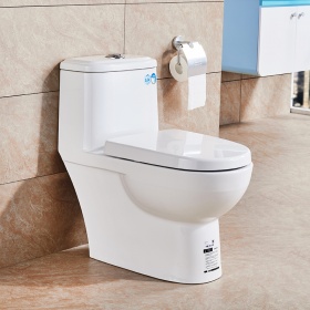 JOMOO九牧虹吸式抽水马桶节水防臭小户型家用普通陶瓷坐便器11217